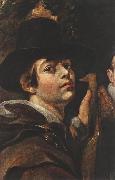 JORDAENS, Jacob Self-portrait among Parents, Brothers and Sisters (detail) sg oil painting picture wholesale